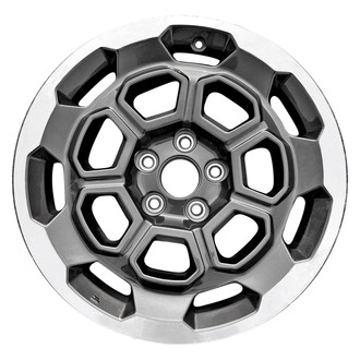 Replace® - 14-Slot Machined Flange Medium Charcoal Metallic 18x8 Alloy Factory Wheel - Remanufactured