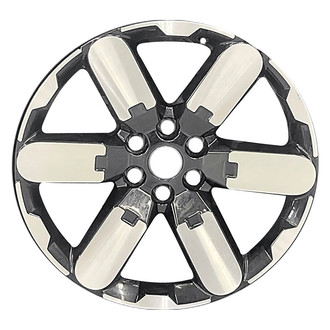Replace® - 6 I-Spoke Machined Gloss Black 21x9.5 Alloy Factory Wheel - Remanufactured