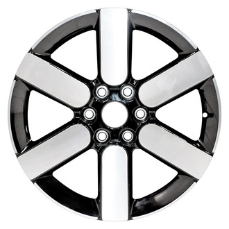 Replace® - 6 I-Spoke Machined Gloss Black 19x8.5 Alloy Factory Wheel - Remanufactured