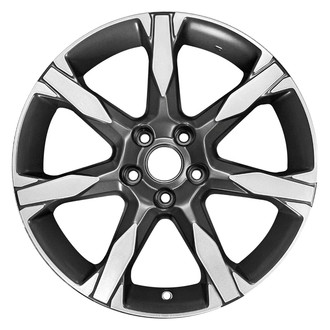Replace® - 7 I-Spoke Machined Medium Charcoal Matte 18x8 Alloy Factory Wheel - Remanufactured