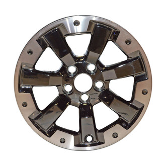 Replace® - 7 I-Spoke Machined Black 18x8 Alloy Factory Wheel - Remanufactured