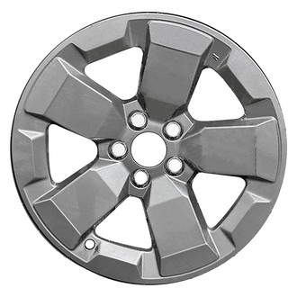 Replace® - 5-Spoke All Painted Dark Charcoal Metallic 18x8 Alloy Factory Wheel - Remanufactured