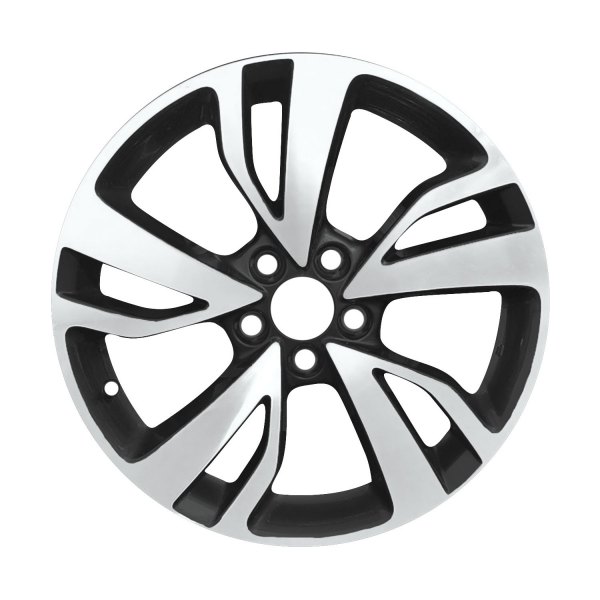 Replace® - 19 x 7.5 10 I-Spoke Machined Dark Charcoal Alloy Factory Wheel (Remanufactured)