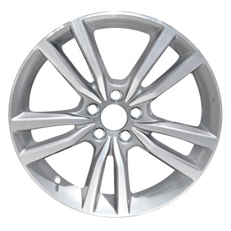 Replace® - Double 5-Spoke Machined Medium Charcoal Metallic 19x8 Alloy Factory Wheel - Remanufactured