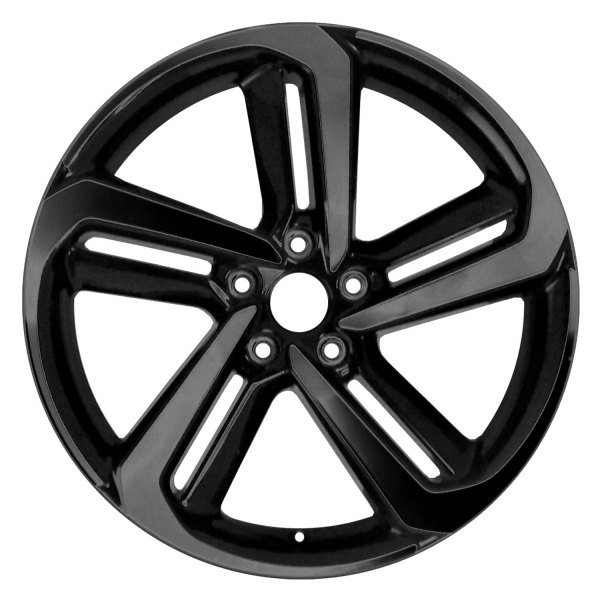 Replace® - 19 x 8.5 5 Spiral-Spoke Black with Machined Face Alloy Factory Wheel (Factory Take Off)