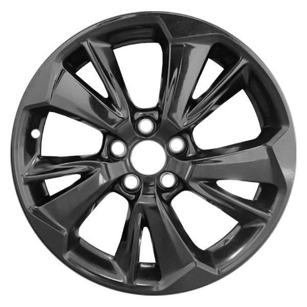 Replace® - 19 x 7.5 5 Split-Spoke Painted Gloss Black Alloy Factory Wheel (Remanufactured)