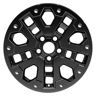 Replace® - 10 I-Spoke Gloss Black with Machined Indents 18x8 Alloy Factory Wheel - Remanufactured