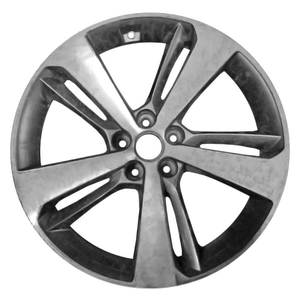 Replace® - 20 x 8.5 10-Spoke Machined and Medium Charcoal Metallic Alloy Factory Wheel (Factory Take Off)