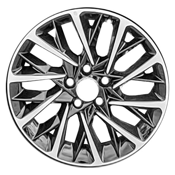 Replace® - 18 x 7.5 20 Spider-Spoke Machined and Dark Charcoal Alloy Factory Wheel (Factory Take Off)