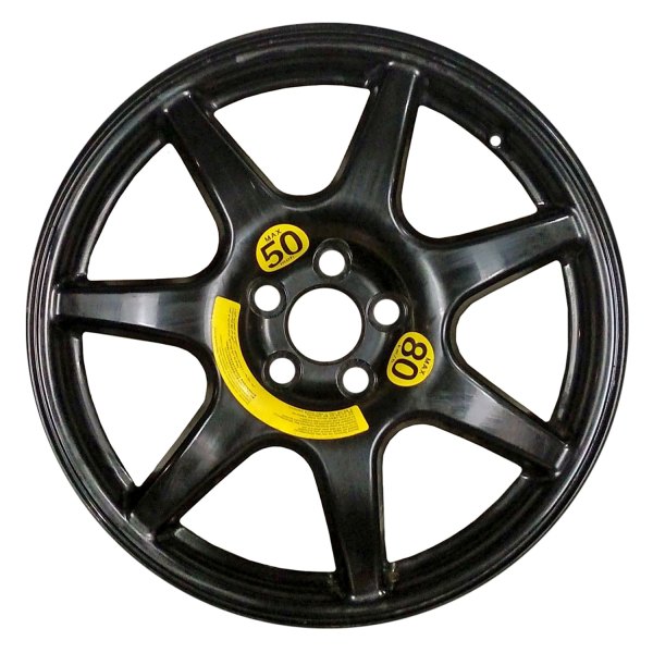 Replace® - 19 x 4 7-Spoke Painted Black Alloy Factory Wheel (Remanufactured)