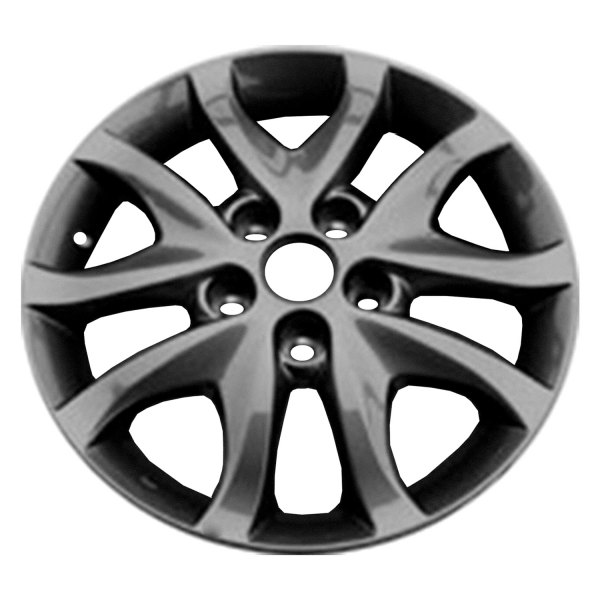 Replace® - 16 x 6 5 V-Spoke Painted Medium Metallic Gray Alloy Factory Wheel (Remanufactured)