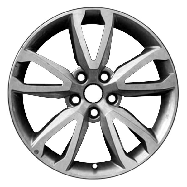 Replace® - 18 x 7.5 5 Double-Spoke Machined and Medium Silver Alloy Factory Wheel (Factory Take Off)