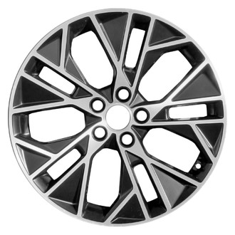 Replace® - 10-Spoke Machined Black Matte 19x8 Alloy Factory Wheel - Remanufactured