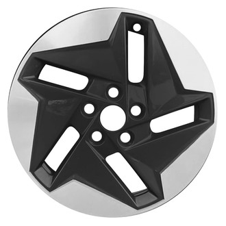 Replace® - 5-Spoke Machined Medium Charcoal 17x7 Alloy Factory Wheel - Remanufactured