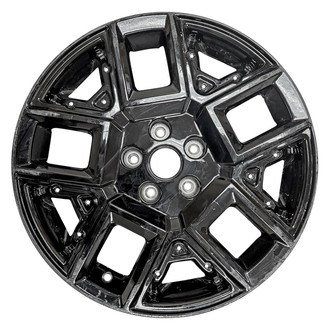Replace® - 10 I-Spoke All Painted Gloss Black 18x7.5 Alloy Factory Wheel - Replica