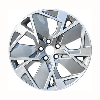 Replace® - 10-Slot Machined Bluish Charcoal 19x8 Alloy Factory Wheel - Remanufactured