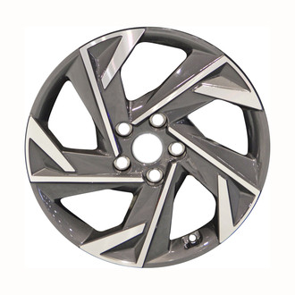 Replace® - 5-Spoke Machined Medium Charcoal 17x7 Alloy Factory Wheel - Replica