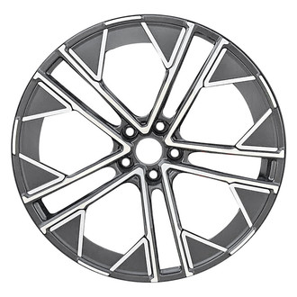 Replace® - 10 I-Spoke Machined Black Matte 21x9.5 Alloy Factory Wheel - Remanufactured