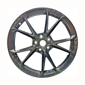 Replace® - Double 5-Spoke All Painted Black 19x8 Alloy Factory Wheel - Remanufactured