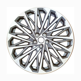 Replace® - 15 I-Spoke Machined Dark Bluish Charcoal 21x8.5 Alloy Factory Wheel - Remanufactured