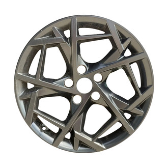Replace® - Snowflake-Design All Painted Black Metallic With Matte Clear 18x8 Alloy Factory Wheel - Remanufactured
