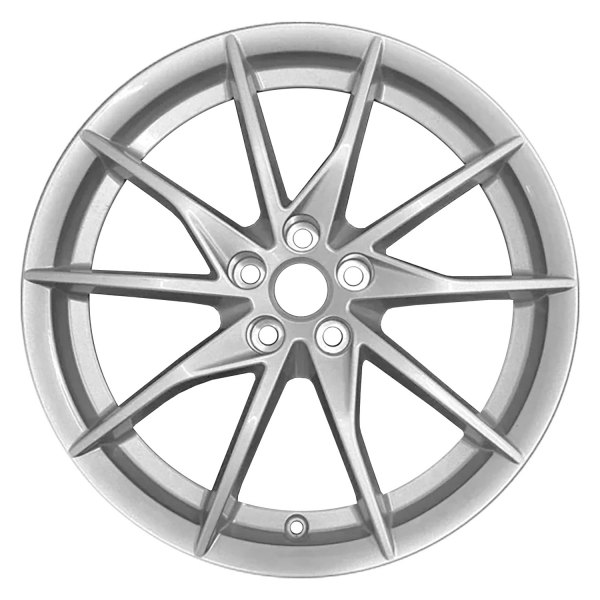 Replace® - 18 x 9.5 10-Spoke Painted Sparkle Silver Alloy Factory Wheel (Remanufactured)