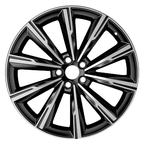 Replace® - 20 x 9 10-Spoke Machined Gloss Black Alloy Factory Wheel (Remanufactured)
