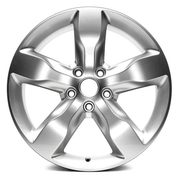 Replace® - 20 x 8 5-Spoke Light Smoked Hyper Silver Full Face Alloy Factory Wheel (Replica)