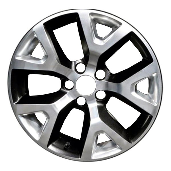Replace® - 17 x 7.5 5 Y-Spoke Polished Deep Black Matte Alloy Factory Wheel (Replica)