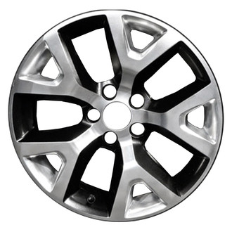 Replace® - 5 Y-Spoke Polished Deep Black Matte 17x7.5 Alloy Factory Wheel - Replica