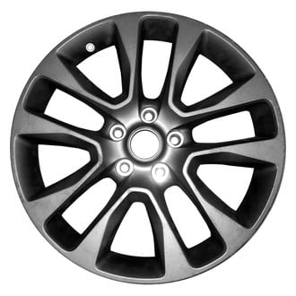 Replace® - 5 V-Spoke Painted Dark Charcoal Matte 20x8 Alloy Factory Wheel - Replica