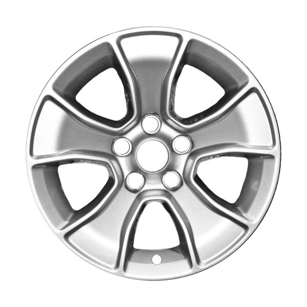 Replace® - 5-Spoke Bright Sparkle Silver 17x8.5 Alloy Factory Wheel - Remanufactured
