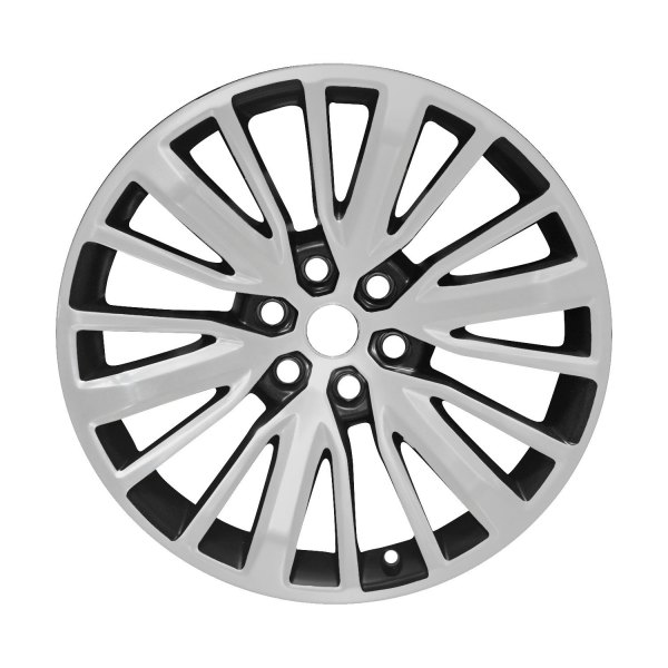 Replace® - 22 x 9 6 Triple-Spoke Polished Dark Charcoal Metallic Satin Alloy Factory Wheel (Remanufactured)