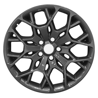 Replace® - Alternating-Spoke Painted Dark Metallic Charcoal 21x9 Alloy Factory Wheel - Remanufactured