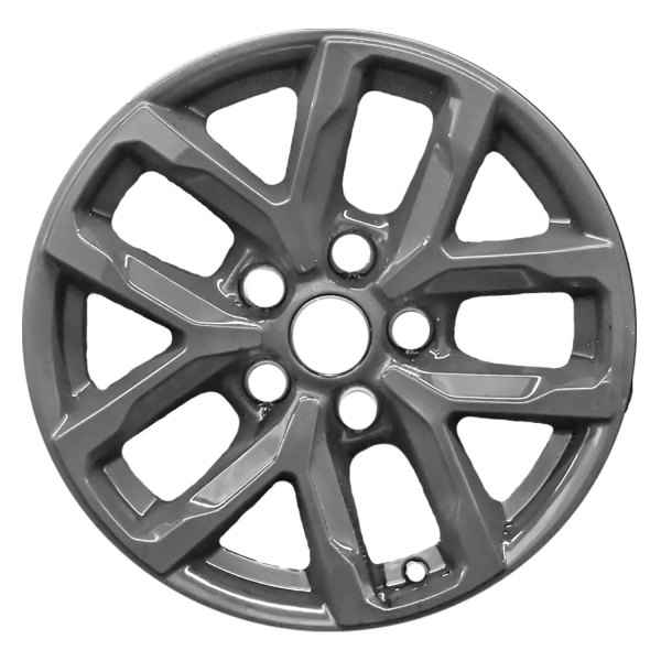 Replace® - 17 x 7.5 5 Split-Spoke Painted Gloss Black Alloy Factory Wheel (Factory Take Off)