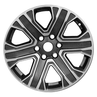 Replace® - 6-Spoke Machined Dark Charcoal 20x9 Alloy Factory Wheel - Remanufactured
