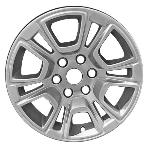 Replace® - 18 x 8 6 Double-Spoke Painted Medium Silver Metallic Alloy Factory Wheel (Remanufactured)
