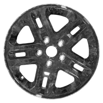 Replace® - Double 5-Spoke Painted Gloss Black Am Paint 17x6.5 Alloy Factory Wheel - Remanufactured