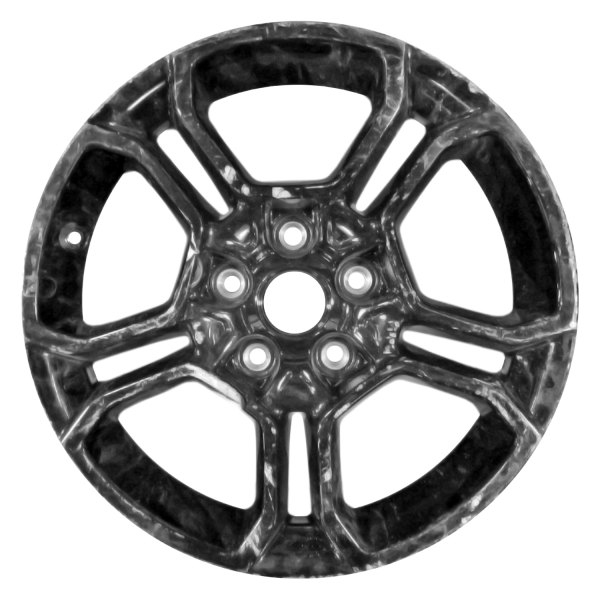 Replace® - 18 x 8 Double 5-Spoke Painted Gloss Black Alloy Factory Wheel (Remanufactured)