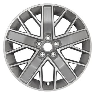 Replace® - Triple 5-Spoke Machined Medium Metallic Charcoal 20x8 Alloy Factory Wheel - Remanufactured