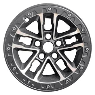 Replace® - 10 I-Spoke Machined Black Satin 17x8 Alloy Factory Wheel - Remanufactured