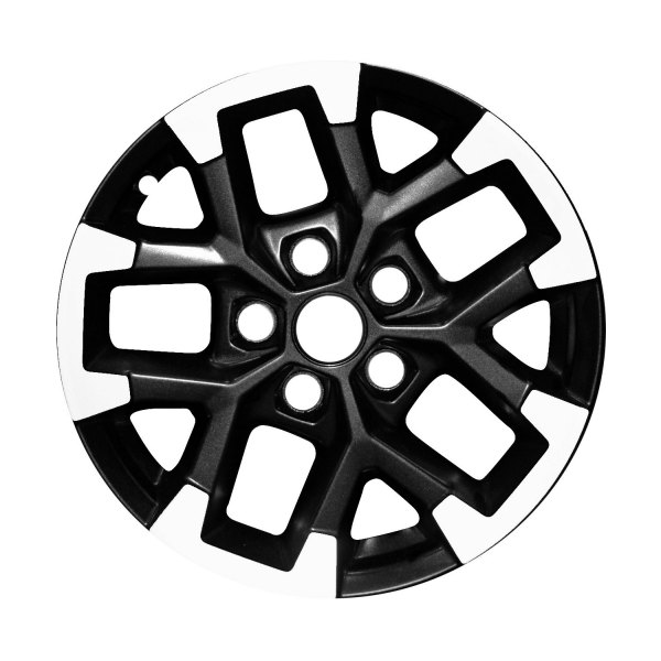 Replace® - 10 I-Spoke Machined Black Satin 17x7.5 Alloy Factory Wheel - Remanufactured