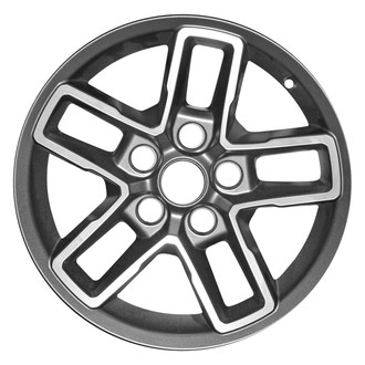 Replace® - 10 I-Spoke Machined Dark Charcoal Metallic Matte 17x7.5 Alloy Factory Wheel - Replica
