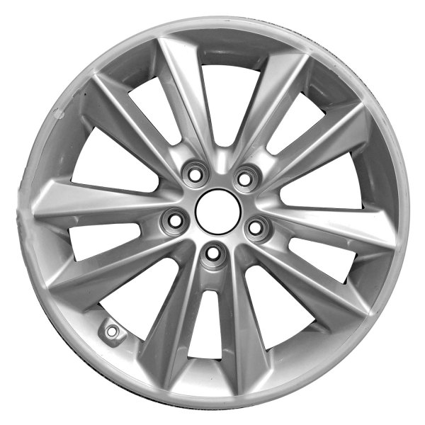 Replace® - 17 x 7 5 V-Spoke Silver Alloy Factory Wheel (Factory Take Off)