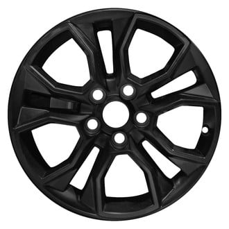 Replace® - Double 5-Spoke Black 17x7 Alloy Factory Wheel - Remanufactured