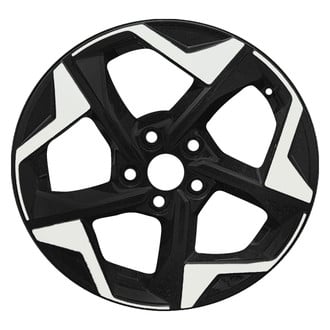 Replace® - 5-Spoke Machined Gloss Black 17x7 Alloy Factory Wheel - Remanufactured