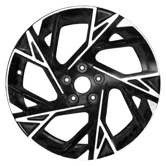 Replace® - 5 Split-Spoke Machined Gloss Black 18x7.5 Alloy Factory Wheel - Remanufactured