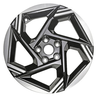 Replace® - 5-Spoke Machined Gloss Black 17x7 Alloy Factory Wheel - Remanufactured