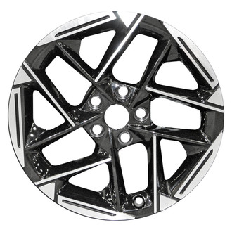 Replace® - 10 I-Spoke Machined Gloss Black 18x8 Alloy Factory Wheel - Remanufactured