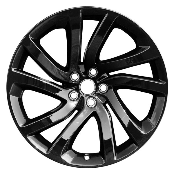 Replace® - 22 x 9.5 5 Double Spiral-Spoke Painted Black Alloy Factory Wheel (Remanufactured)